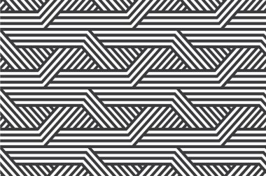  siyah-beyaz kesintisiz geometrik desen