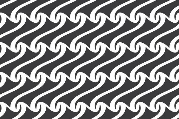 Modello geometrico senza cuciture in bianco e nero — Vettoriale Stock