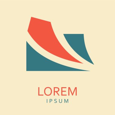 Yaratıcı soyut vektör logo tasarım şablonu