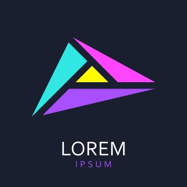 Yaratıcı soyut vektör logo tasarım şablonu