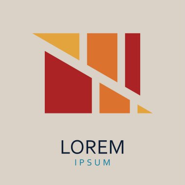 Yaratıcı soyut vektör logo tasarım şablonu