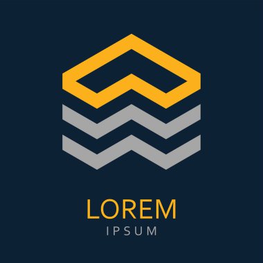 Yaratıcı soyut vektör logo tasarım şablonu