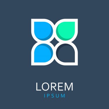 Yaratıcı soyut vektör logo tasarım şablonu