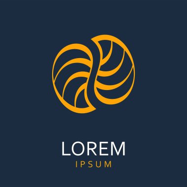 Yaratıcı soyut vektör logo tasarım şablonu