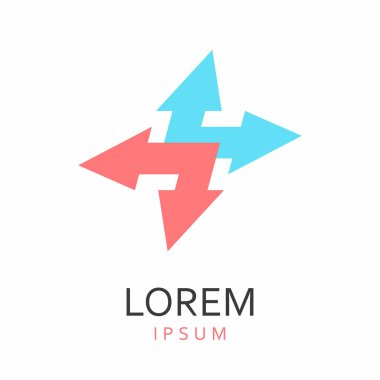 Yaratıcı soyut vektör logo tasarım şablonu