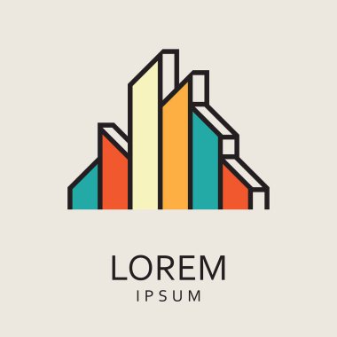 Yaratıcı soyut vektör logo tasarım şablonu