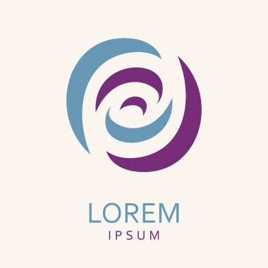 Yaratıcı soyut vektör logo tasarım şablonu