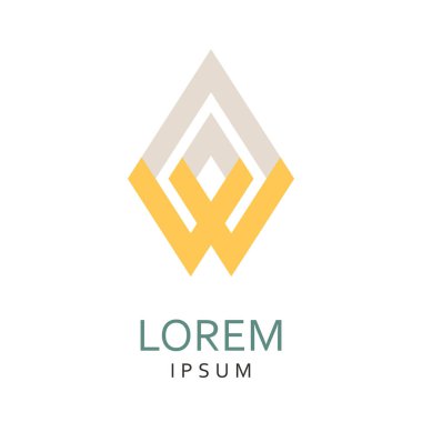 Yaratıcı soyut vektör logo tasarım şablonu