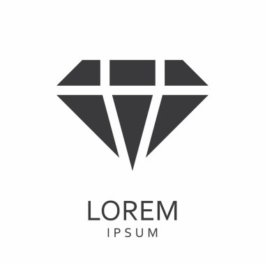 Siyah tasarlamak vektör logo tasarım şablonu