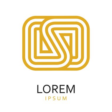 Yaratıcı soyut vektör logo tasarım şablonu