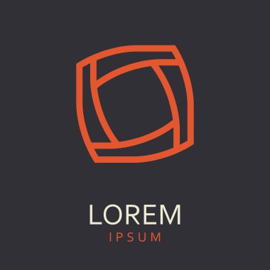 Yaratıcı soyut vektör logo tasarım şablonu