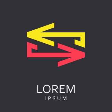 Yaratıcı soyut vektör logo tasarım şablonu