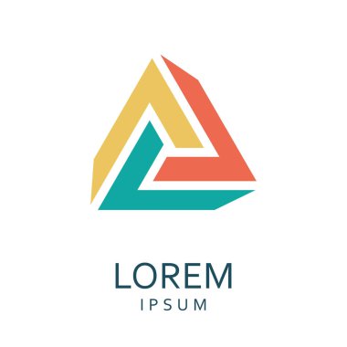 Yaratıcı soyut vektör logo tasarım şablonu