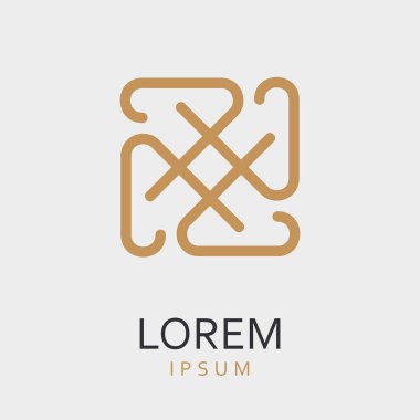 Yaratıcı soyut vektör logo tasarım şablonu