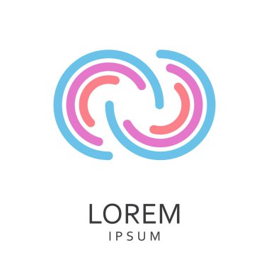 Yaratıcı soyut vektör logo tasarım şablonu