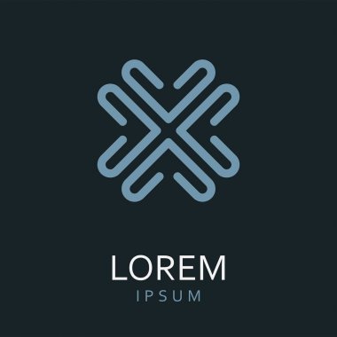 Yaratıcı soyut vektör logo tasarım şablonu