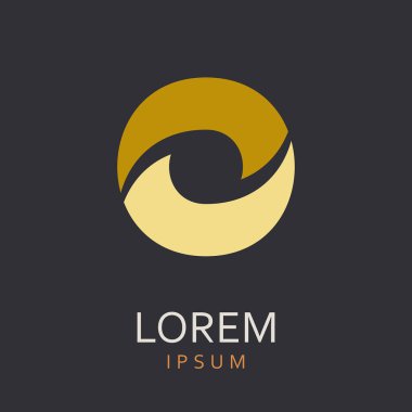 Yaratıcı soyut vektör logo tasarım şablonu