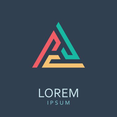 Yaratıcı soyut vektör logo tasarım şablonu