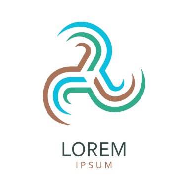 Yaratıcı soyut vektör logo tasarım şablonu