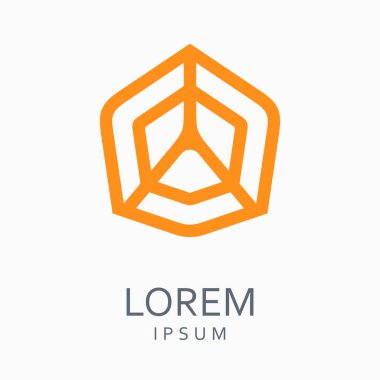 Yaratıcı soyut vektör logo tasarım şablonu