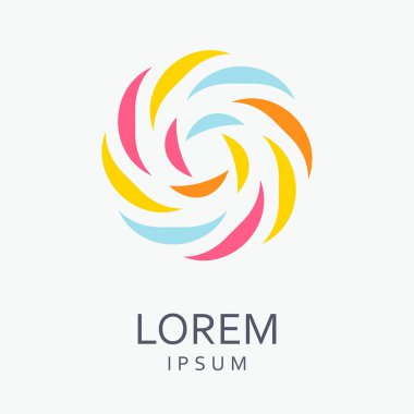 Yaratıcı soyut vektör logo tasarım şablonu