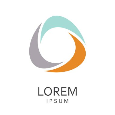 Yaratıcı soyut vektör logo tasarım şablonu