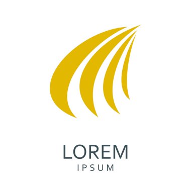 Yaratıcı soyut vektör logo tasarım şablonu