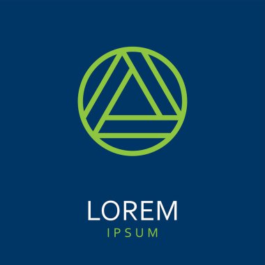 Yaratıcı soyut vektör logo tasarım şablonu