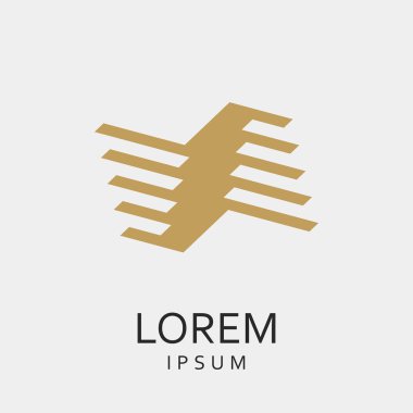 Yaratıcı soyut vektör logo tasarım şablonu