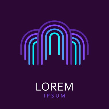 Yaratıcı soyut vektör logo tasarım şablonu