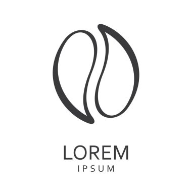 Siyah tasarlamak vektör logo tasarım şablonu