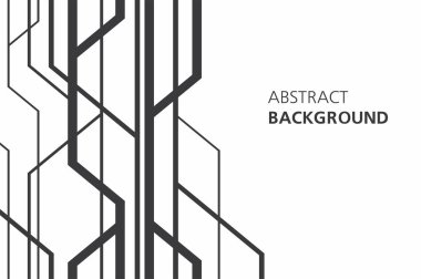 Siyah ve beyaz arka plan. Minimalist tasarım, yaratıcı concep