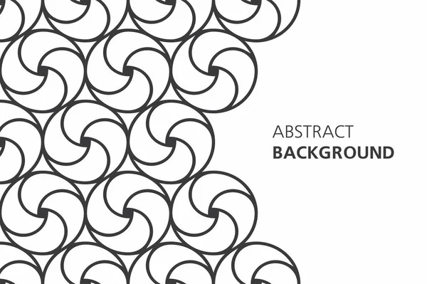 Fond Abstrait Noir Blanc Conception Minimaliste Conception Créative — Image vectorielle