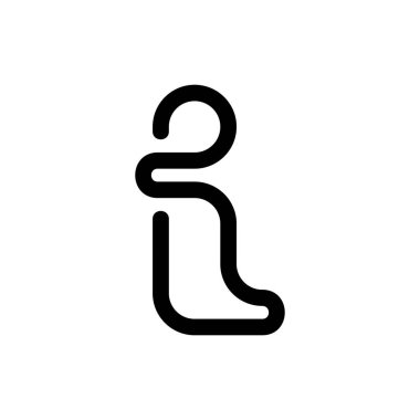 Harf ı logo. Simgesi tasarım. Şablon öğeleri - vektör işareti