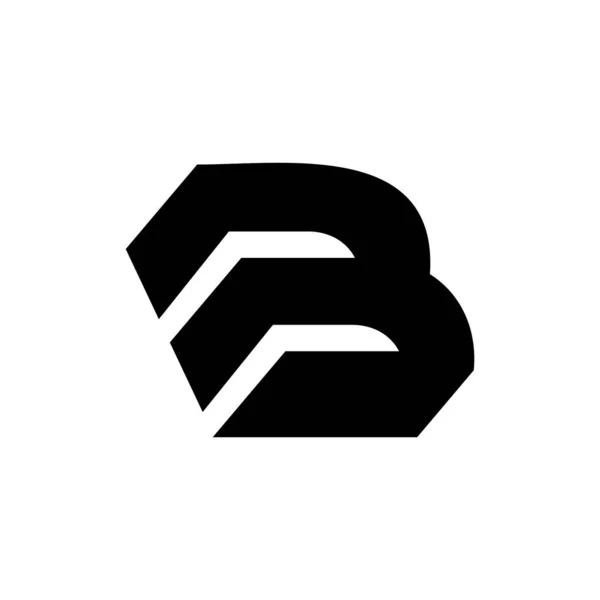 Bokstaven Logotyp Ikon Design Mall Element Vector Tecken — Stock vektor