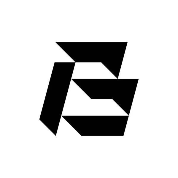 Logo Lettre Icône Design Éléments Modèle Signe Vectoriel — Image vectorielle