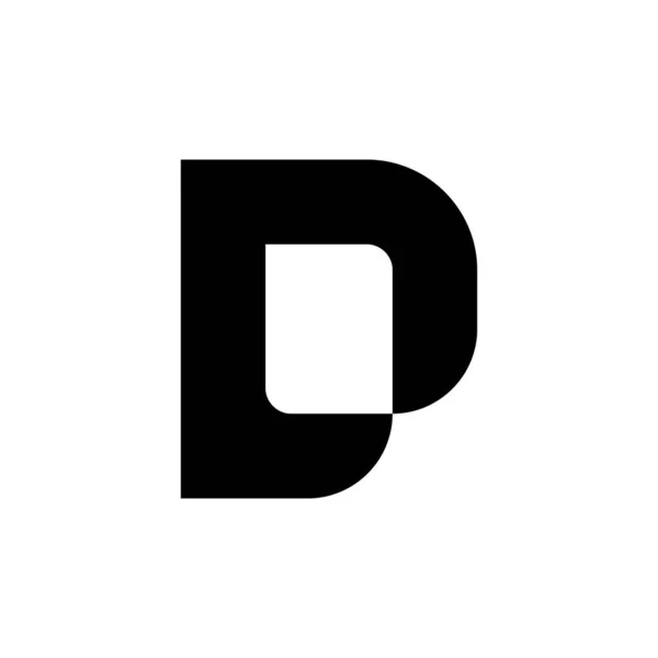 Logo Huruf Desain Ikon Elemen Templat Tanda Vektor - Stok Vektor