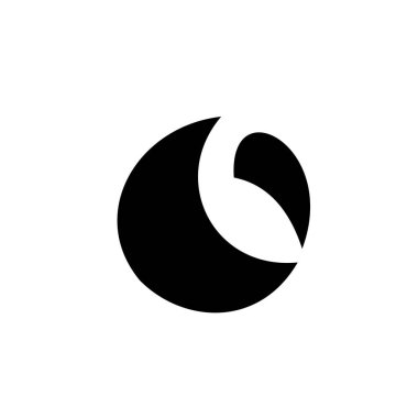 O harfi logosunu görmeniz gerekir. Simgesi tasarım. Şablon öğeleri - vektör işareti