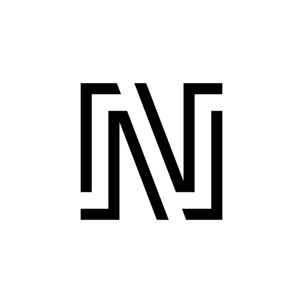 Logotipo Letra Design Ícones Elementos Modelo Sinal Vetorial — Vetor de Stock
