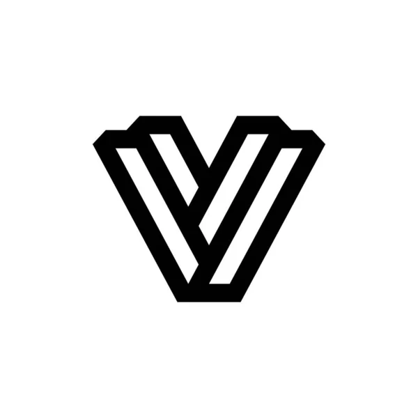 Lettera Logo Icona Design Elementi Del Modello Segno Vettoriale — Vettoriale Stock
