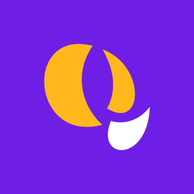 Harf Q logosunu görmeniz gerekir. Simgesi tasarım. Şablon öğeleri - vektör işareti