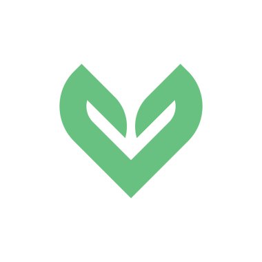 Harf V logosunu görmeniz gerekir. Simgesi tasarım. Şablon öğeleri - vektör işareti