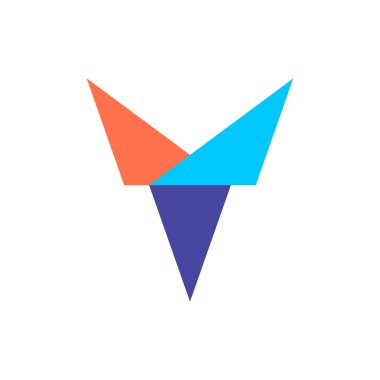 Y harfi logosunu görmeniz gerekir. Simgesi tasarım. Şablon öğeleri - vektör işareti