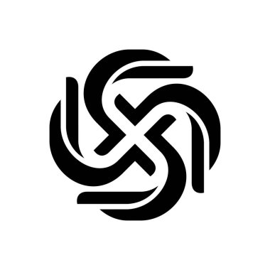 Soyut logo. Simge tasarımı. Şablon ögeleri - vektör işareti