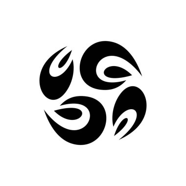 Soyut logo. Simge tasarımı. Şablon ögeleri - vektör işareti