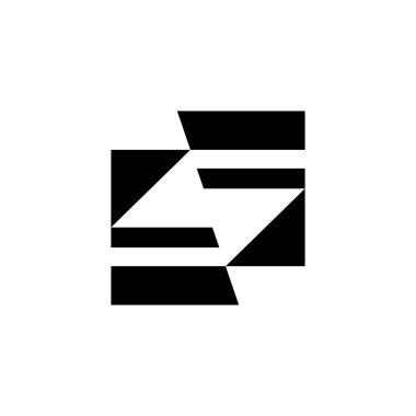 Soyut logo. Simge tasarımı. Şablon ögeleri - vektör işareti