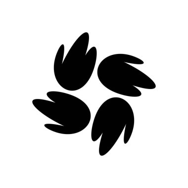 Soyut logo. Simge tasarımı. Şablon ögeleri - vektör işareti