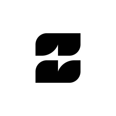 Soyut logo. Simge tasarımı. Şablon ögeleri - vektör işareti