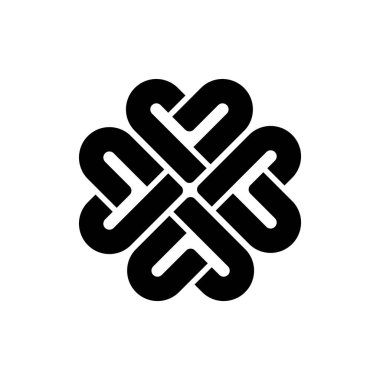 Soyut logo. Simge tasarımı. Şablon ögeleri - vektör işareti