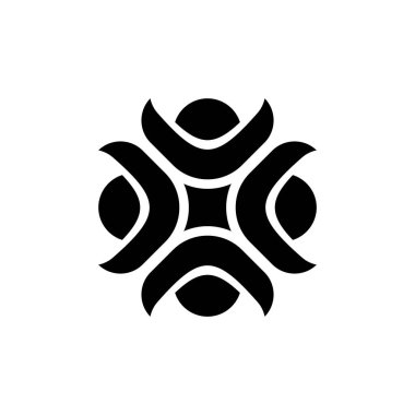 Soyut logo. Simge tasarımı. Şablon ögeleri - vektör işareti